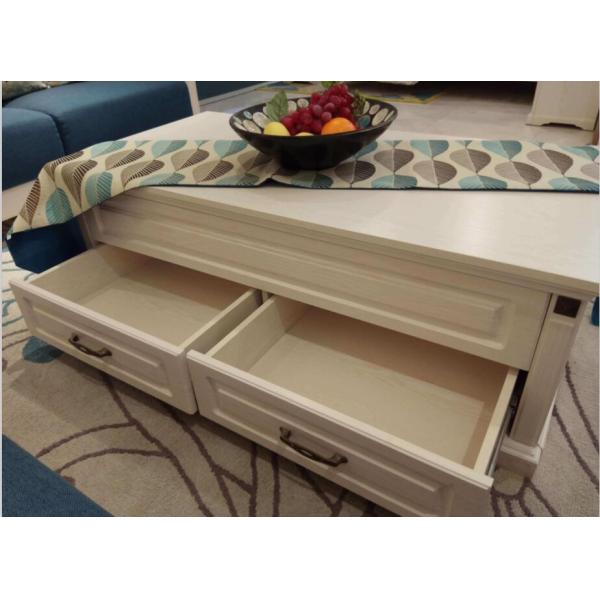 MDF With Melamine Material Living Room Coffee Table Uptake Plastic Technology