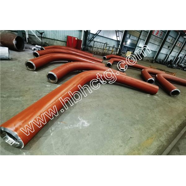Wp92 Wb36 Carbon Steel Pipe Bend Astm A234 Special Coating Face