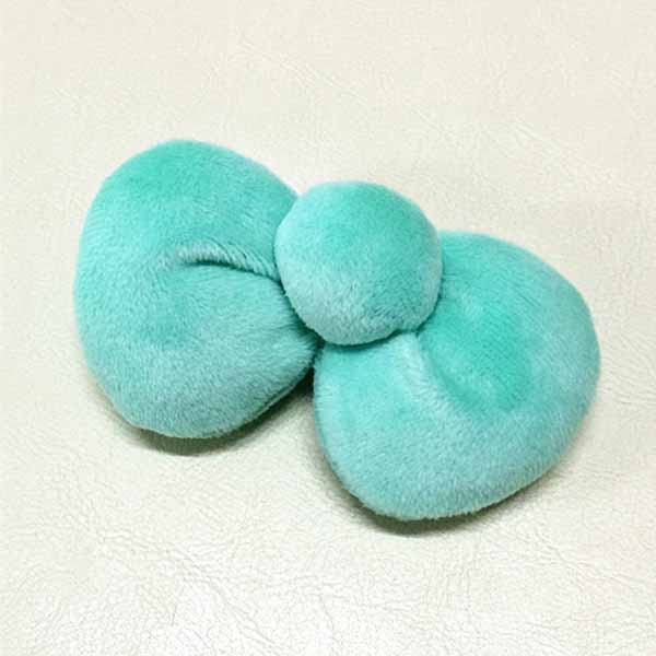 Lovely Ribbon Bow Crafts Flush Material For Garment / Headband Decoration