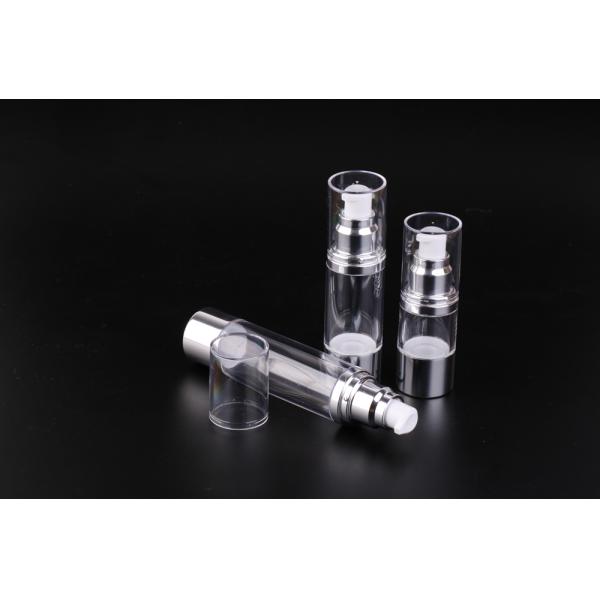 UKMS03 15-30-50ml Pump High Low Round Cosmetic High quality Airless AS Cosmetic bottle, Spray airless bottle