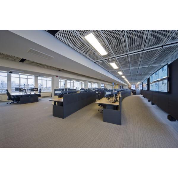 Office Room Hook On Ceiling System , Aluminium Ceiling Panel Architectural Decoration