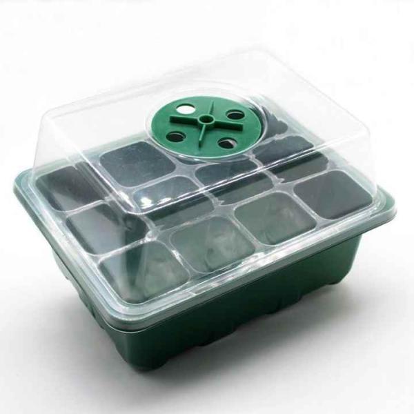 Wholesale Plastic Cell Plant Seed Trays Propagatorkit Germination Tray Seedling Starter Nursery Tray With Lid