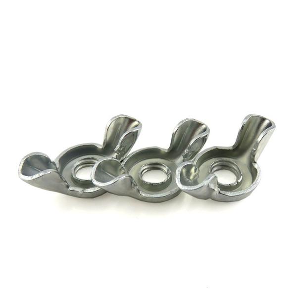 M6 Metal Zinc Plated Stamped Butterfly Wing Nut com padrão DIN e certificado MTC