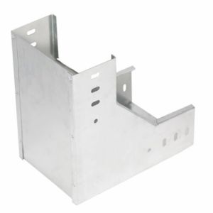 Professional Compact Vertical Outside 90 Cable Tray Vertical Rise Elbow
