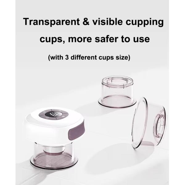 Fitdash Electric Cupping Therapy Set with Bian-Stone Moving Cupping Vacuum Cupping Set Device
