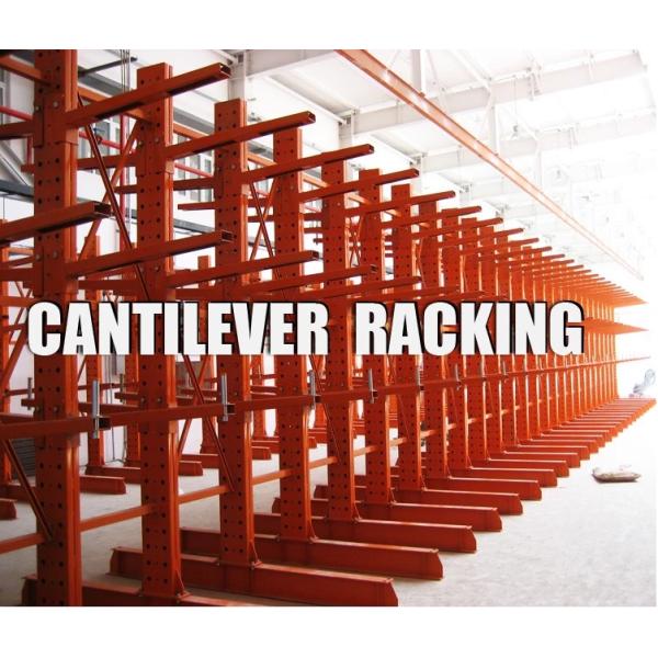 Industrial Long Pipe Cantilever Storage Rack Adjustable Multilayer Custom Size