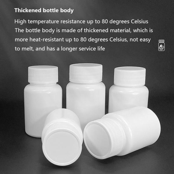 20ml Plastic bottle with translucent/opaque material high temperature resistant 50mm bottle height 29mm bottle diameter