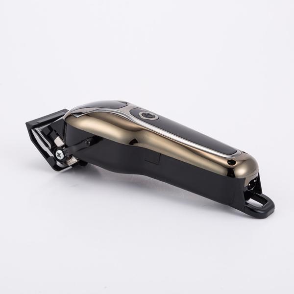 Ajustador bonde do cabelo da cor dourada, barbeiro sem corda Clippers para animais de estimação/ser humano