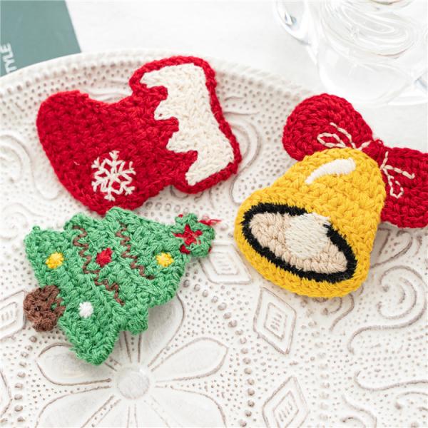 kids Christmas Santa Claus BB clip Europe and America lovely cartoon side clip hair clip