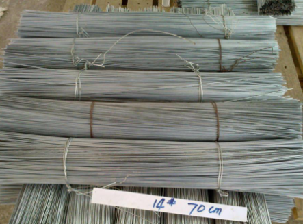 OEM прямо отрезал бандажную проволоку гальванизированную утюгом