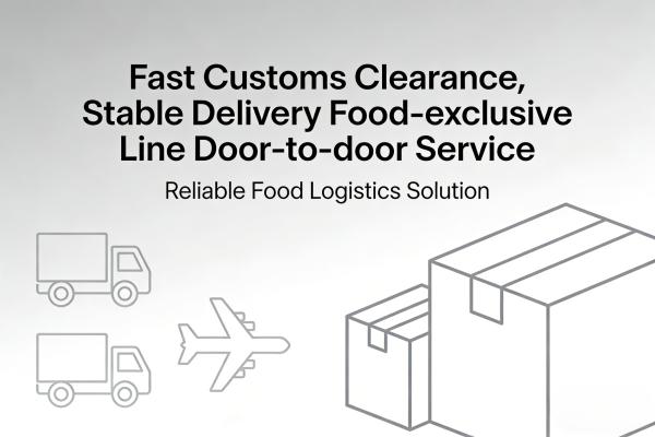 Delivered Duty Paid DDP Shipping Stable Delivery Food Exclusive Line Fast Customs Clearance
