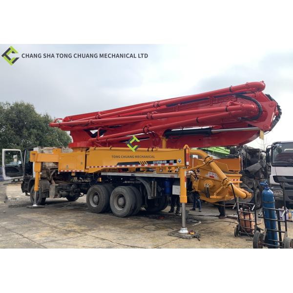 In 2012 Sany Heavy Industry Remanufacture Second Hand Concrete Pump Truck 46meters