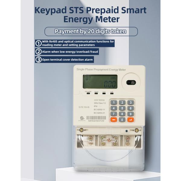 Electrical Meter Prepaid Smart Ic Card Electricity Meter Electric Energy Meter