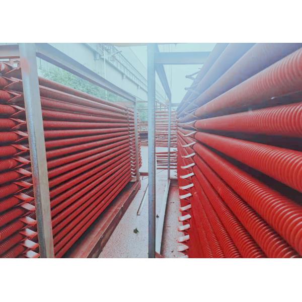 Двойной h t прессовал ребро подогревательной лампы воздуха экономизатора алюминиевое