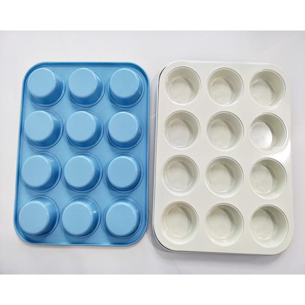 Light Green Blue Pink Turquoise Non-stick Ceramic Coating Bakeware Set loaf muffin pan in Colorful Ceramic Coating