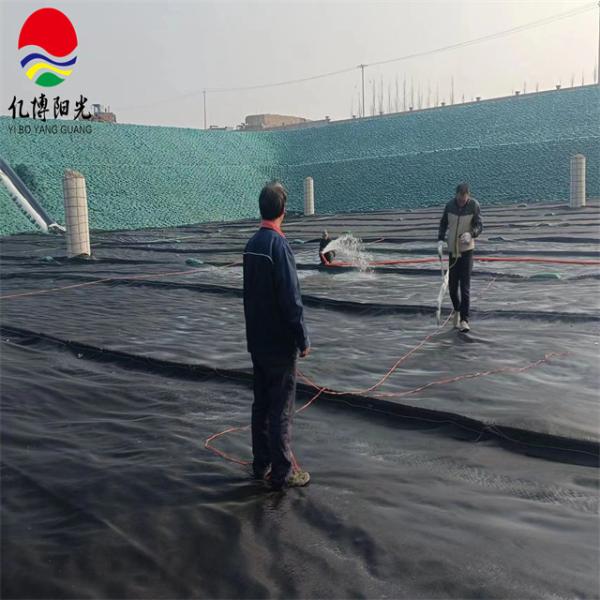 0.1mm-3.0mm Reservatório de barragem de espessura HDPE Geomembranas Laminador de lago de folha para armazenamento de água