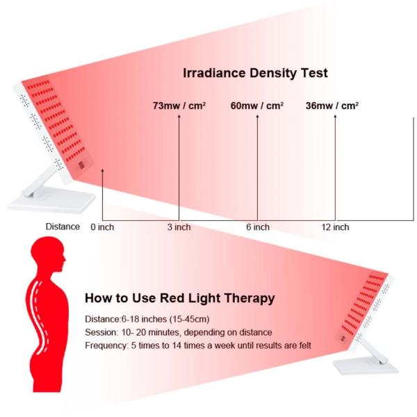 Dispositivos portátiles de terapia de luz infrarroja BXA400 Máquina de terapia de luz LED profesional