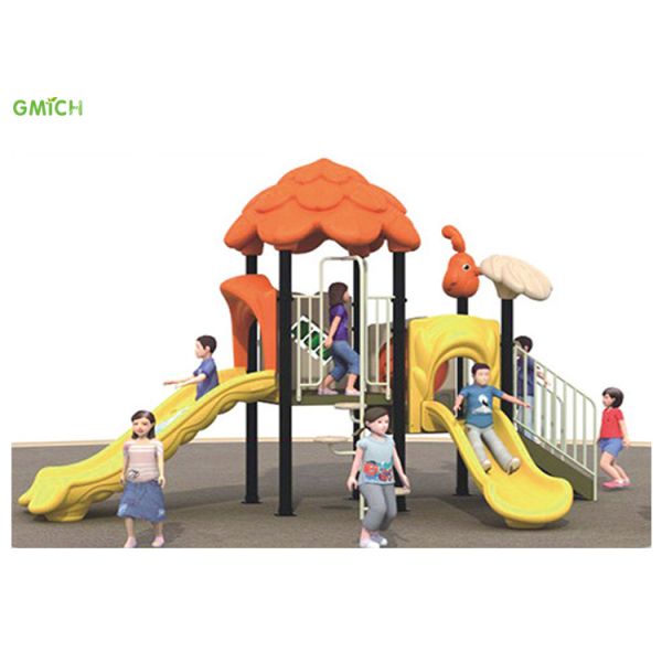 Children Colorful Compact Swing Set Small Outdoor Play Structure Durable