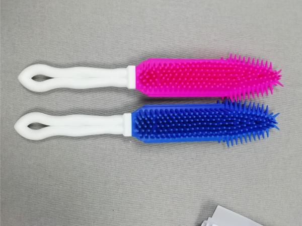 Best Rubber Brush For Pet Hair, Portable Rubber Dogs Cats Hair Lint Remover Brush With Massage Effect