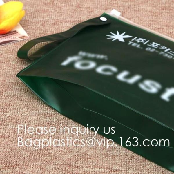 Eco-Friendly Transparent Soft EVA Plastic Cosmetic Packaging Bags With Zipper Top,EVA Plastic Durable Cosmetic Bagease