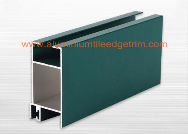 Powder Coating Aluminium Window Profiles Section For Commercial / Apartment Building