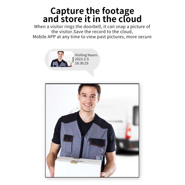 Pocket Size Tuya Smart Wireless Doorbell Camera Visualizable WiFi Compact