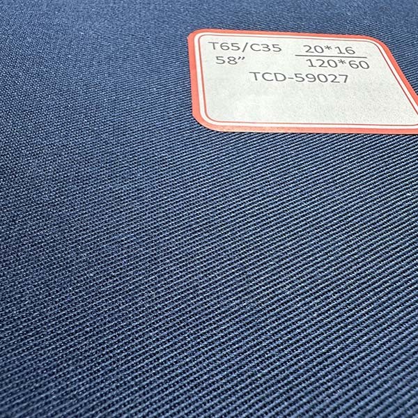 240gsm Workwear Fabric 65/35 TC Fabric 20x16 120x60 3/1 Yarn Card