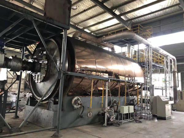 Economia de energia 15 TPD Máquina de pirólise de óleo de pneus de resíduos para linha de produção de reciclagem de borracha