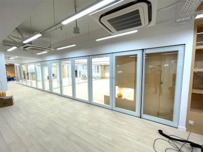 Office Mobile Partition Wall Soundproof Modular Interior Glass Panels