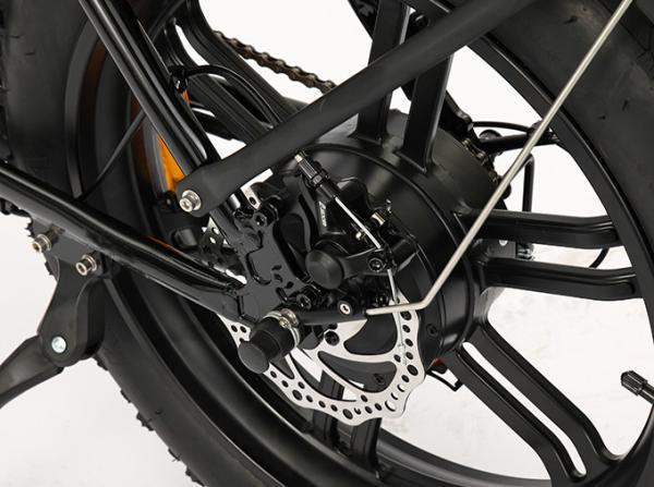Folding Electric Assist Mountain Bike , Commuter Electric Bicycle 25KM/H