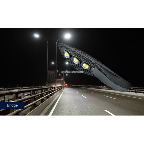 Black / Grey Housing Led Street Lamp 3pcs Bridgelux Epistar Chip For 60mm Pole