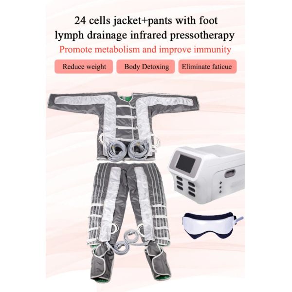 Infrared Air Pressure Lymphatic Drainage Machine 4 modes Pressotherapy Slimming Machine