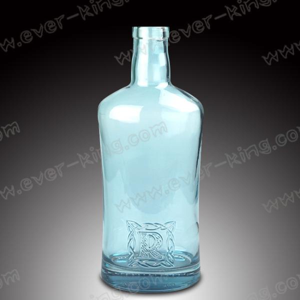 Белое бесцветное стекло бутылки рома 1500 ML изготовленные на заказ
