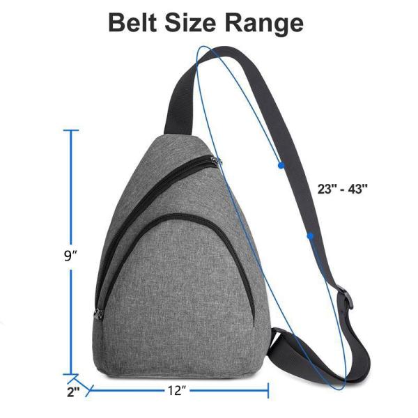 Style Customized Tote Bag Unisex Nylon Sport Bag Waterproof Fanny Pack Messenger Chest Bag