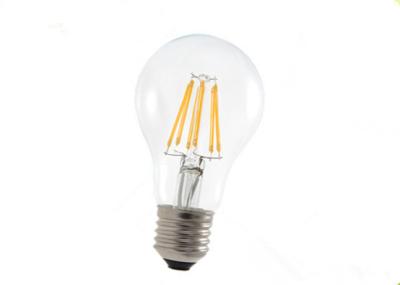 A60 6W Filament COB LED Lamp E27 Base Energy Saving 240V Glass Material