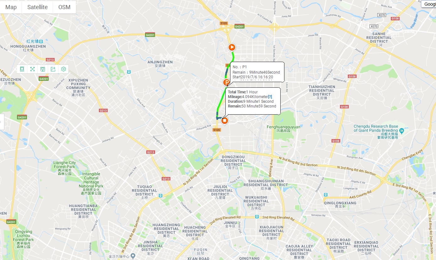 Gps корабля 4G OBDII отслеживая ПРИЛОЖЕНИЕ мобильного телефона поддержки функции диагноза прибора