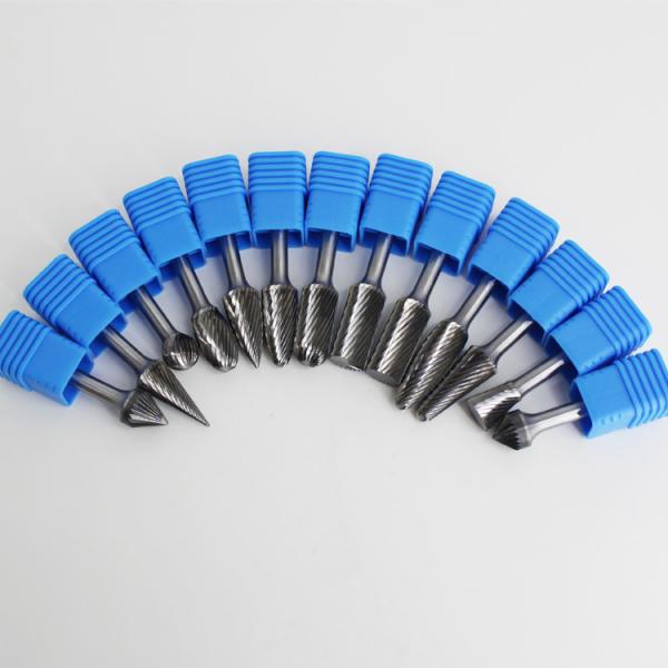 SE Oval Shape Carbide Burr Drill Tools, Single Cut - 6mm Shank