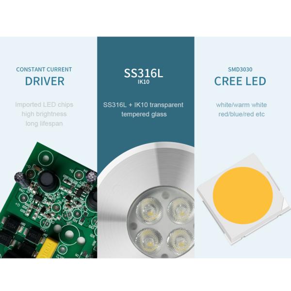 lumière imperméable de vue de piscine 420LM de 5W 12V IP68