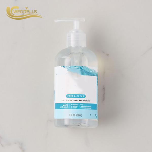 Food Grade Skin Friendly BSCI 75 Alcohol Hand Sanitizer