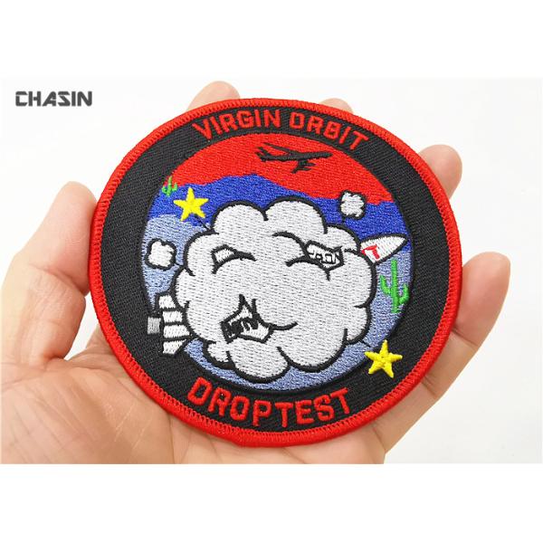 Aviation Club Clothing Embroidery Patches Heat Press Badge Embroidered Patches