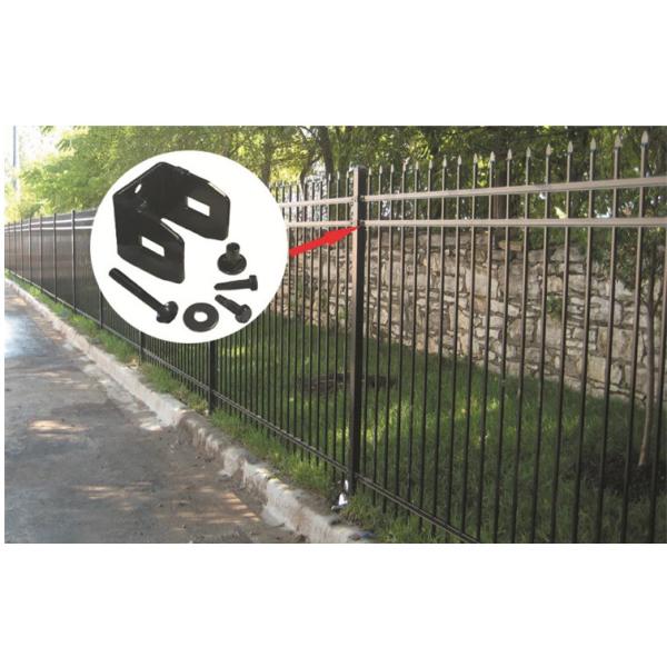 Height 2500mm Tubular Decorative Aluminium Fencing