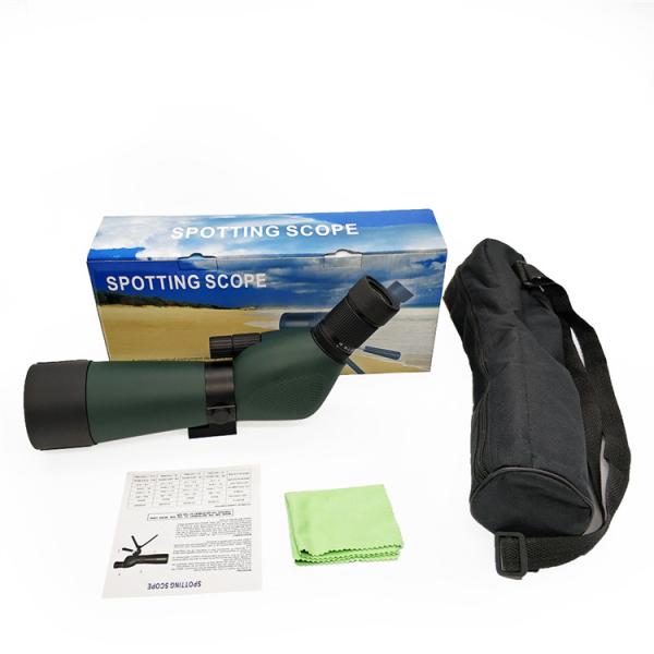 Waterproof HD / ED Glass 20-60X60 Hunting Spotting Scope With Reticle