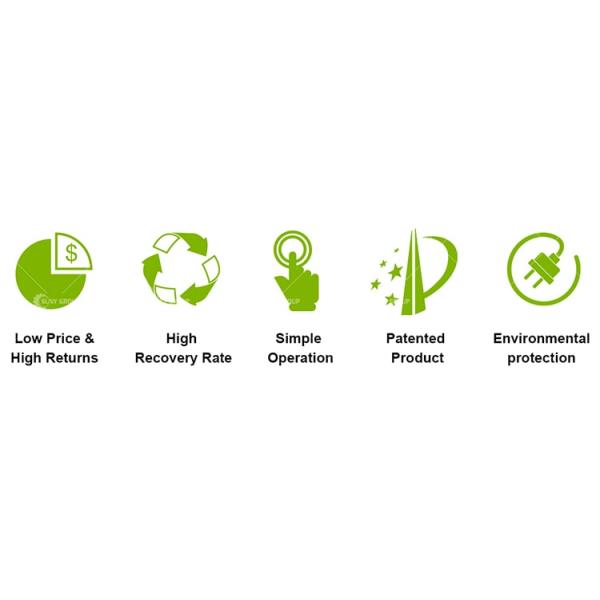 Отделить медь от резиновых/пластиковых корпусов с помощью 280-килограммовой машины для очистки отходов проволоки