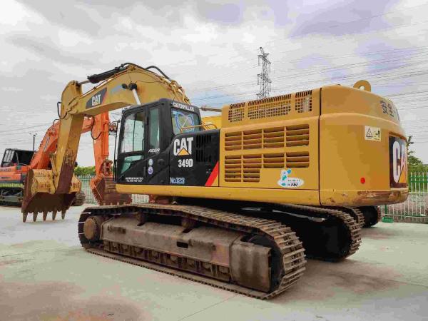 Bucket Capacity 1.8-3.11m³ with Good Condition Second-hand Cate 349D Crawler Type Hydraulic Excavator