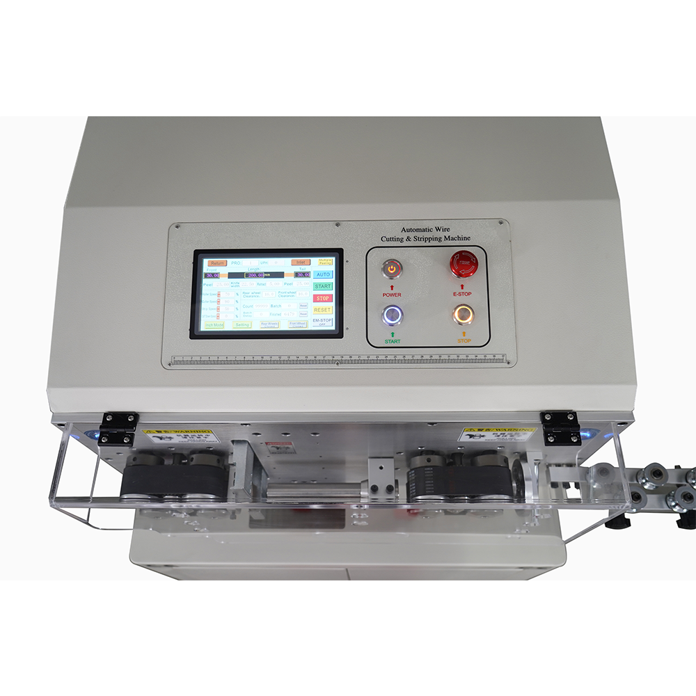 High Speed Servo Cable Cutting Machine 7 Inch Touch Screen Automatic Cut And Strip Machine 3000W