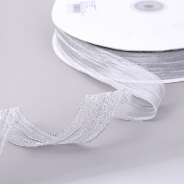 Подарочная упаковка 25 мм Органза лента Корея 2,5 см Прочная проволочная лента