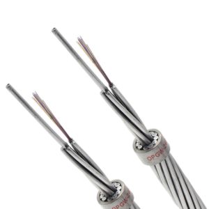 Силовой кабель электрического оптического кабеля ОПГВ составной с стекловолокном 12-96коре