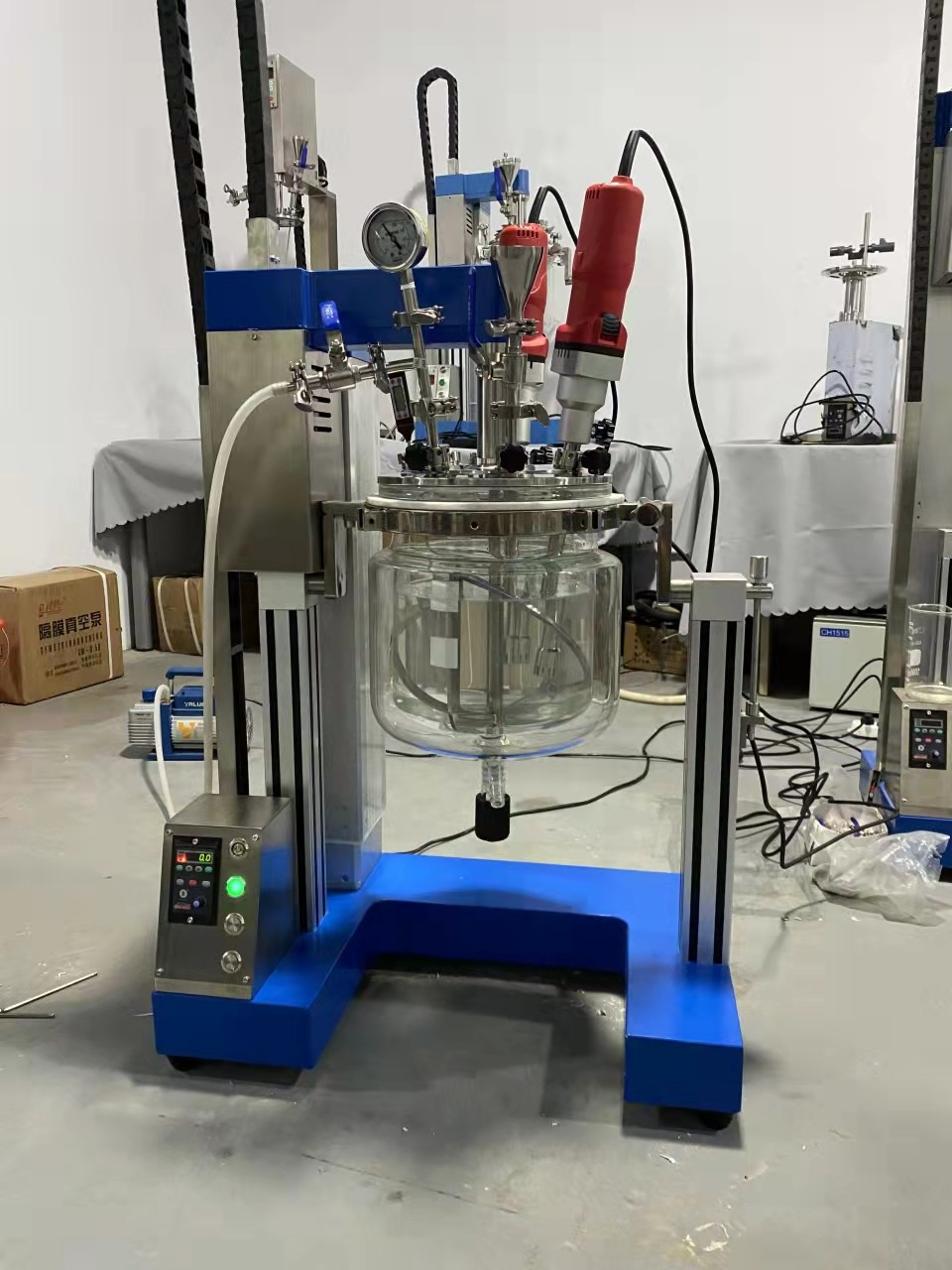 Косметическая сливк делая смеситель 2L вакуума машины делая эмульсию для лаборатории