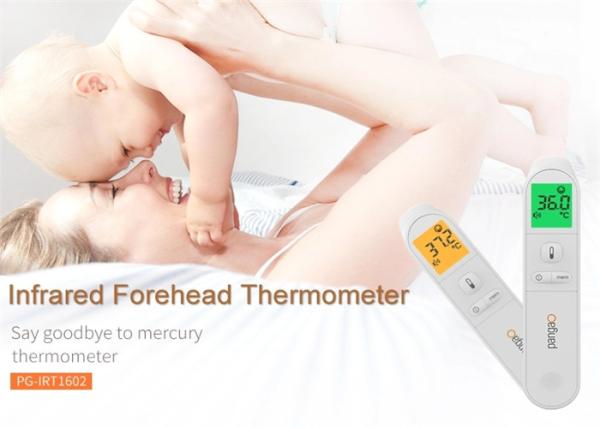 154*34*46mm IR Thermometer For Baby , Non Contact Thermometer Baby Non Earmuff Design