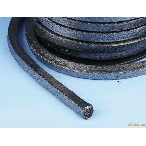 Black Color PTFE Packing with Graphite for Industrial Seal, Density 1.4g/cm³ and Working Temperature -240℃ to +455℃